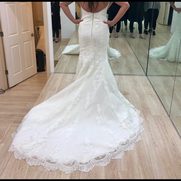 Designer Pronovias Wedding Dress - Picture 3 of 4